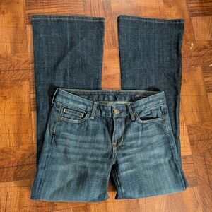 Citizens Of Humanity Dark Blue Flare Jeans